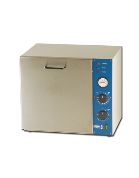 Sterilizzatore a secco "Gimette 21" in acciaio inox - 21 L - dim. int. mm 300 x 250 x 260h Sterilizzatore a secco "Gimette 21" in acciaio inox - 21 L - dim. int. mm 300 x 250 x 260h