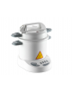 Autoclave verticale per sterilizzazione a vapore saturo con cestello, capacità 9 L - Dim int. diam. mm 210x236h