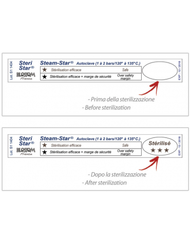 Test autoclave Steam Star - conf. 1000 pz.