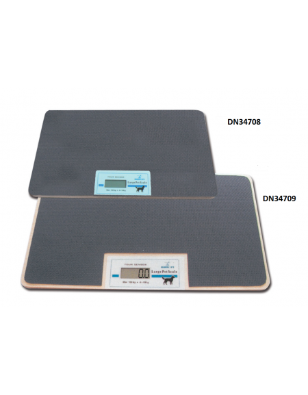Bilancia elettronica multifunzionale per animali Display lCD mm 25, peso minimo misurabile 2 kg - mm 355 x 635