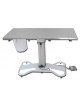 Tavolo operatorio per veterinaria, sollevamento elettrico, inox AIsI 304, con bacinella raccogli liquidi - cm 118x56x85/102h