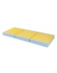 MATERASSO IN VISCOELASTICO ESPANSO 3 SEZIONI 2 STRATI  - CM 190X85X12,5H