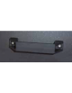 Maniglia per cestino di forma quadra con porta, colore nylon nero - cod. 34944
