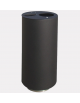Cestino portarifiuti di forma cilindrica con contenitore interno, base in acciaio verniciato - cm Ø 40,5x80,3h