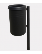 Cestino portarifiuti da inghisare a forma cilindrica con foro ridotto - cm Ø 35x120h