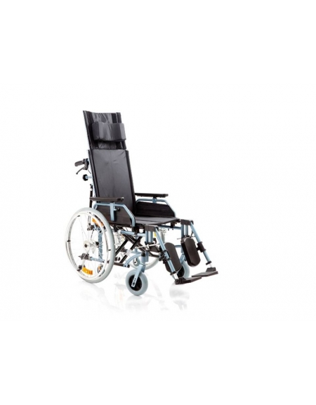 CARROZZINA AD AUTOSPINTA CON SCHIENALE RECLINABILE SEDUTA 46X40C CARROZZINA AD AUTOSPINTA CON SCHIENALE RECLINABILE SEDUTA 46X40C