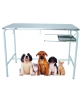 TAVOLO PER VETERINARIA AD ALTEZZA FISSA TELAIO VERNICIATO CM 120X58X85H