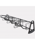 Portabici 4 posti realizzato completamente in acciaio zincato e verniciato. Da tassellare - cm 213x70,2h