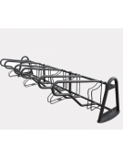 Portabici 6 posti realizzato completamente in acciaio zincato e verniciato. Da tassellare - cm 310,8x70,2h