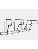 Portabici a modulo base 2 posti in acciaio zincato e verniciato  - cm 125,6x100x90h