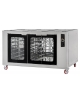 Cella di lievitazione per forno pizzeria elettrico con ruote e porte a vetro - cm. 136x49x90h