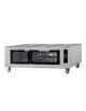 Cella di lievitazione per forno pizzeria elettrico con ruote e porte a vetro - cm. 150x120,4x55h