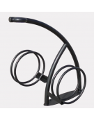 Portabici alto-basso 2 posti realizzato in acciaio zincato e verniciato. Da tassellare - cm 49,4x97,4x97,9h