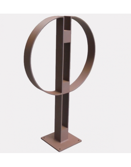 Portabici a due posti, realizzato in acciaio zincato e verniciato. Da tassellare - cm 64x100h