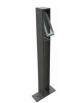 Portabici singolo realizzato in acciaio zincato e verniciato. Da inghisare - cm 27x10x96h