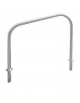 Portabici a 2 posti in acciaio inox. Da inghisare - cm 120x100/120h