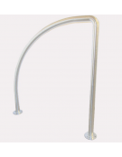 Portabici a 2 posti realizzato in acciaio zincato e verniciato - Da inghisare - cm 102,5x131h