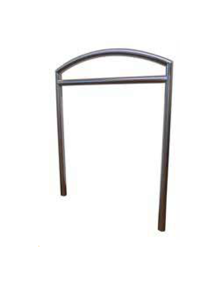 Portabici a 2 posti realizzato in acciaio zincato e verniciato - Da inghisare - cm 90x110h