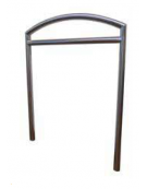 Portabici a 2 posti realizzato in acciaio zincato e verniciato - Da tassellare - cm 90x90h