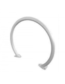 Portabici a 2 posti in acciaio zincato e verniciato - Da tassellare - cm Ø90x74h