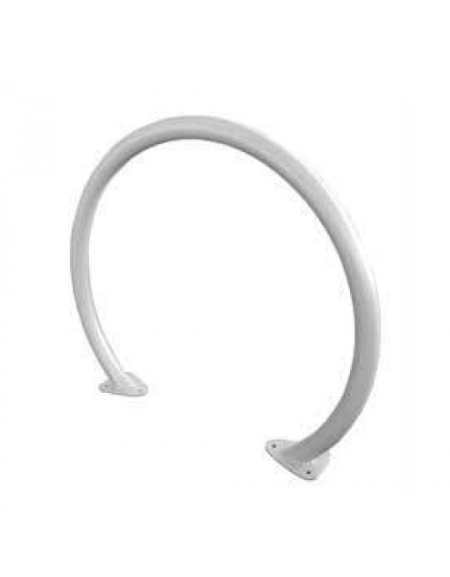 Portabici a 2 posti in acciaio zincato e verniciato - Da tassellare - cm Ø90x74h