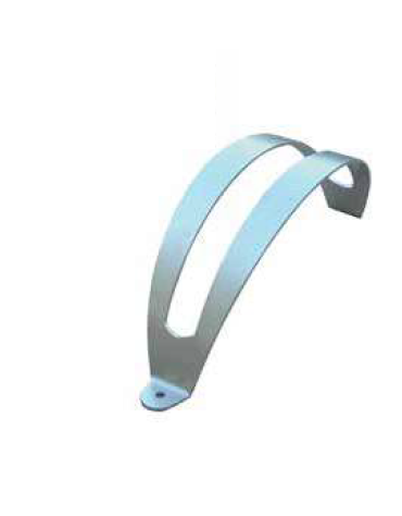 Portabici a 1 posto in acciaio inox. Da tassellare - cm 56,5x17x24,5h