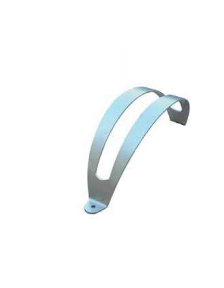 Portabici singolo posto , realizzato in acciaio inox. Da tassellare - cm 56,5x17x24,5h