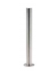 Dissuasore realizzato in tubolare di acciaio inox, da tassellare. cm Ø 10,2x102,5h