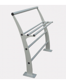 Barriera in acciaio zincato e verniciato con doppia funzione, protezione e seduta - cm 200x40,4x100h