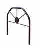 Barriera parapedonale con piegatura a freddo di tubo in acciaio zincato a caldo e verniciato. Da inghisare - cm 120x130h