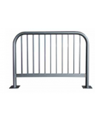 Barriera L.100 cm da tassellare, realizzata in acciaio zincato e verniciato - cm 112x106h