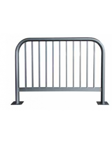 Barriera L.150 cm da tassellare, realizzata in acciaio zincato e verniciato - cm 162x106h