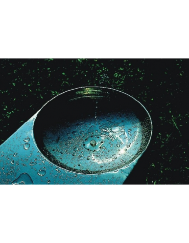 Fontanella doppia in acciaio inox con struttura portante cilindrica. Da tassellare - cm 90x80h