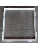Telaio per griglia salvapiante interamente in acciaio zincato a caldo - cm 150x150