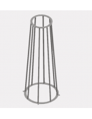 Salvapiante verticale in acciaio zincato e verniciato da tassellare - cm Ø59x150h - Griglia esclusa