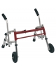 DEAMBULATORE PIEGHEVOLE CON DUE PUNTALI E DUE RUOTE FISSE- PER BAMBINI - H: 41 ÷ 60 CM