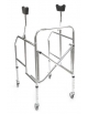 DEAMBULATORE PIEGHEVOLE CON APPOGGIO SOTTOASCELLARE 4 RUOTE