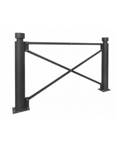 Pannello interasse per barriera in tubolare acciaio zincato e verniciato - cm 99,3x85,8h