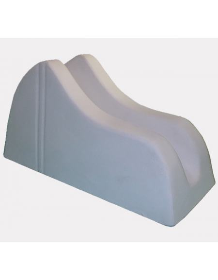 Portabici singolo monoblocco realizzato in graniglia di marmo - finitura bocciardata - cm 60x24,5x32h