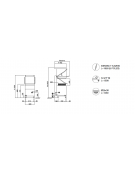 Lavastoviglie a capotta con Acquatech System installato, Ø cm 41,5 massimo piatto- cm 62x77x152/202,5h