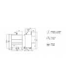 Lavastoviglie a traino con Acquatech System installato, display LCD, con controllo elettronico, cm 144x87x192h