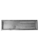 Staffa acciaio inox piana per miscelatore FARFALLA Cod. DN12001 - montaggio sospeso