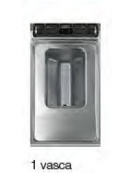 Friggitrice professionale a gas su mobile 1 Vasca da lt. 20 - cm 40x70x85/90h