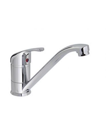 Rubinetto monoforo a lavello con miscelatore - mm 215x180h