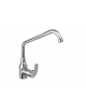 Rubinetto monoforo miscelatore con canna a "C" Ø mm 20, leva corta - mm 300x385h