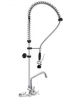 Biforo a muro, canna a "C" lavaverdure, Ø mm 20 , maniglia Croce - mm 250x370h
