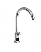 Miscelatore elettronico canna alta girevole, alimentazione elettricità - Ø mm 25 -  mm 210x370h
