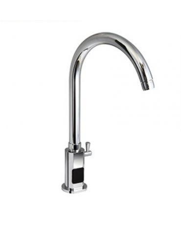 Miscelatore elettronico canna alta girevole, alimentazione elettricità - Ø mm 25 -  mm 210x370h