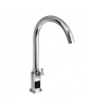 Miscelatore elettronico canna alta fissa, alimentazione elettricità - Ø mm 25 -  mm 210x276h