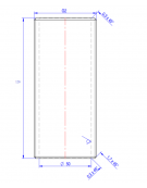 Nipplo 2" - mm Ø 50x126h